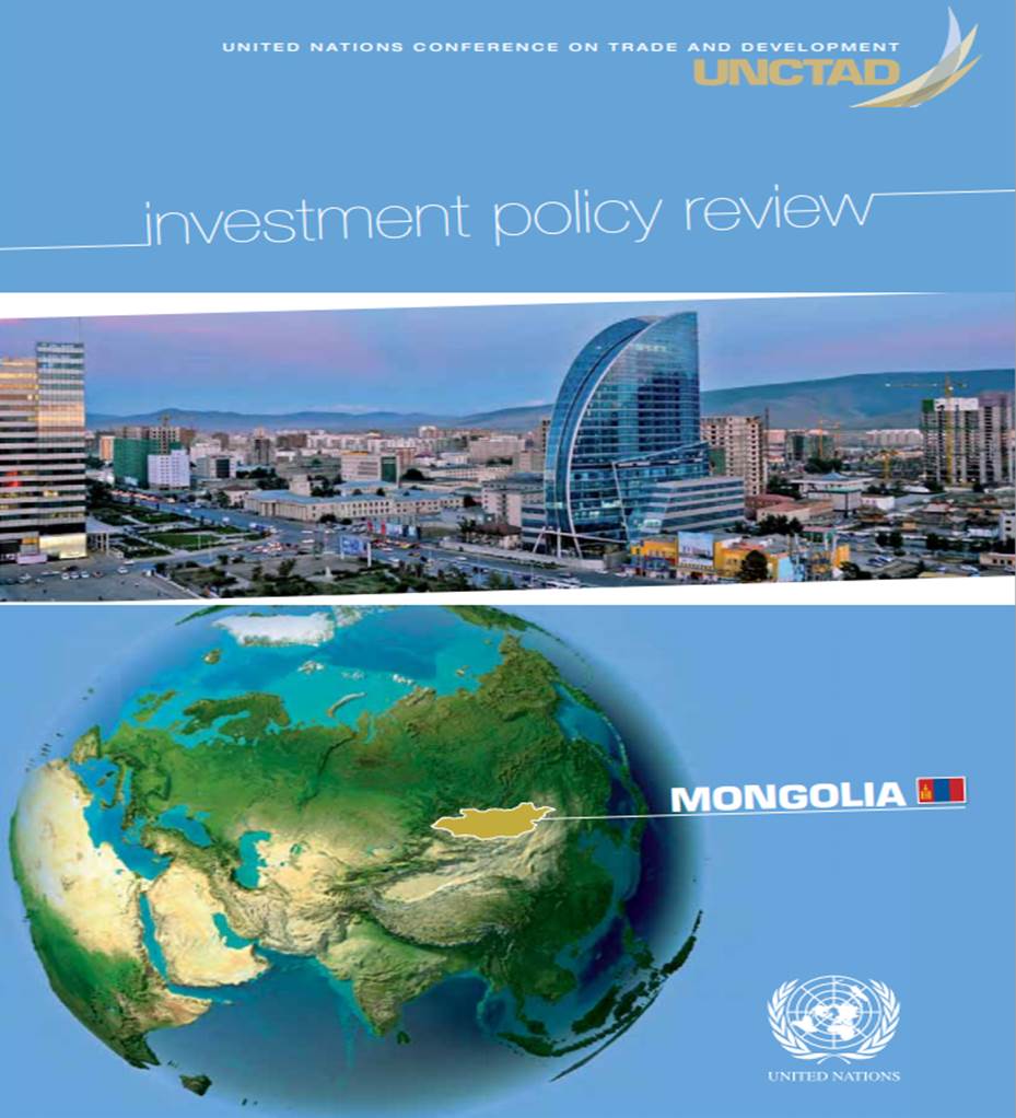 Investment Policy Review of Mongolia Publications UNCTAD Investment